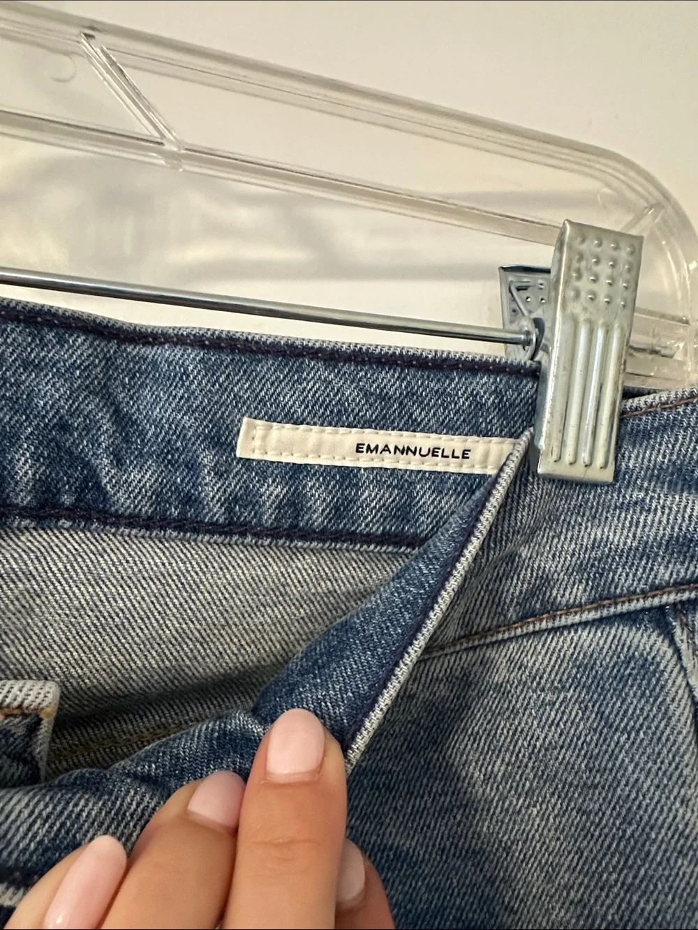 Citizens of Humanity Distressed Medium Blue Flare Jeans